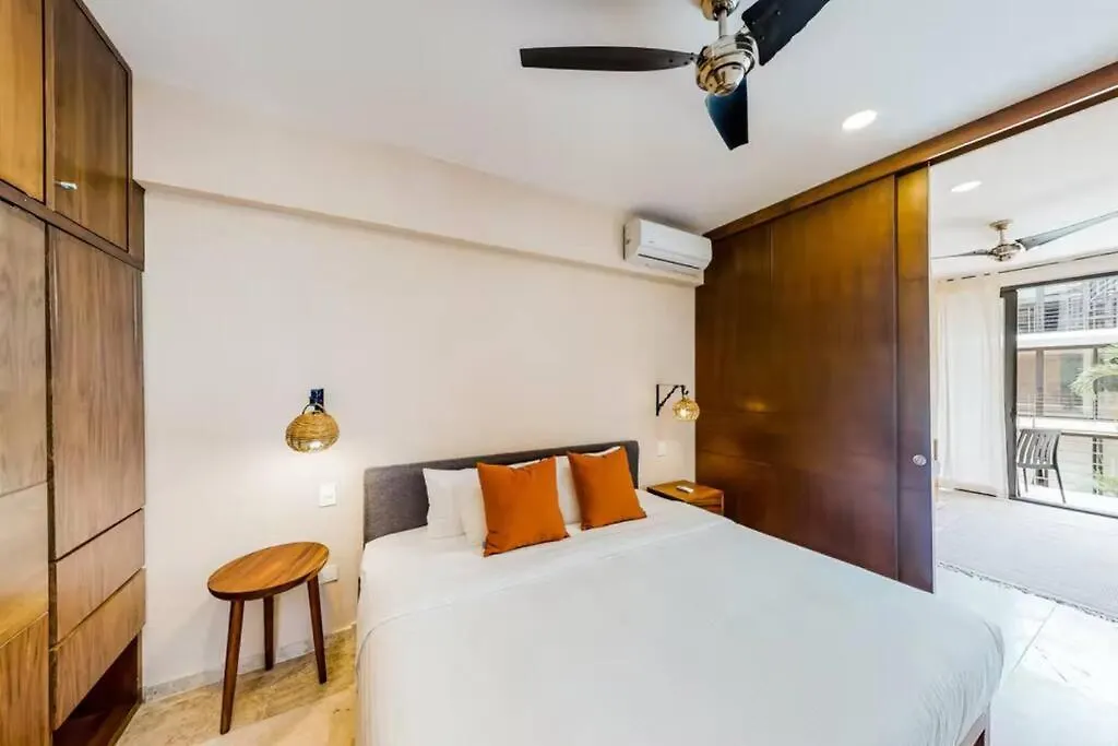 203 Amena, Minutes From The Sea Comfy 1Br Apt W/Gym Apartment Tulum