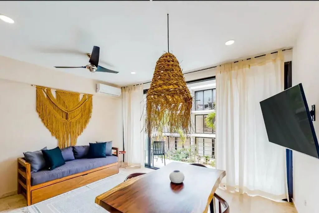 203 Amena, Minutes From The Sea Comfy 1Br Apt W/Gym Apartment Tulum