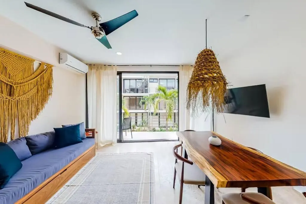 203 Amena, Minutes From The Sea Comfy 1Br Apt W/Gym Apartment Tulum